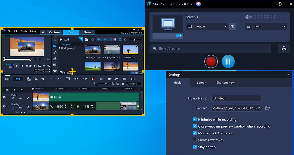 Videostudio Multicam Capture Logiciel D Enregistrement De Videos Et D Ecran