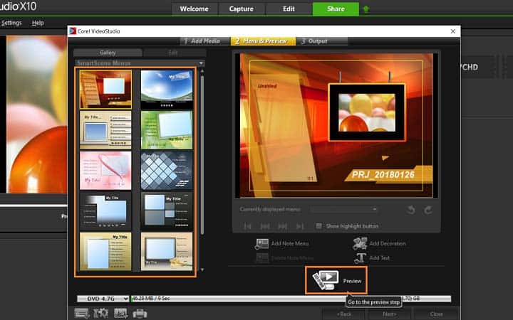 create menu in dvd studio pro