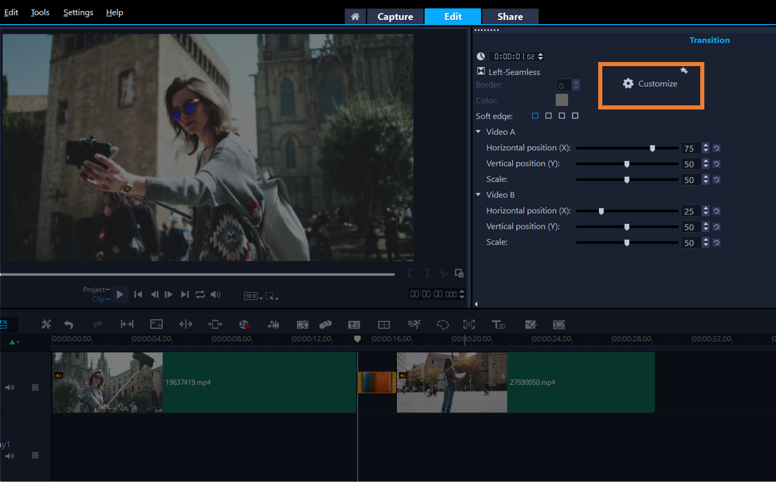 How To Create Seamless Transitions in VideoStudio